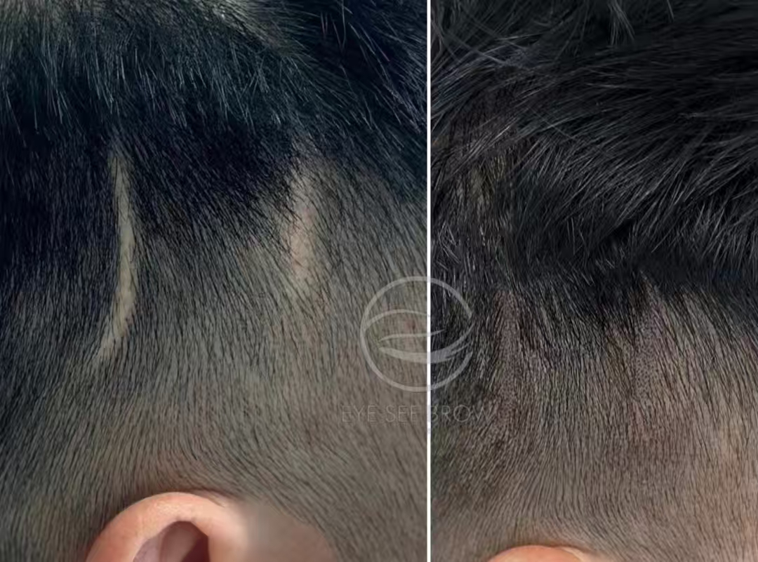 Scar camouflage example